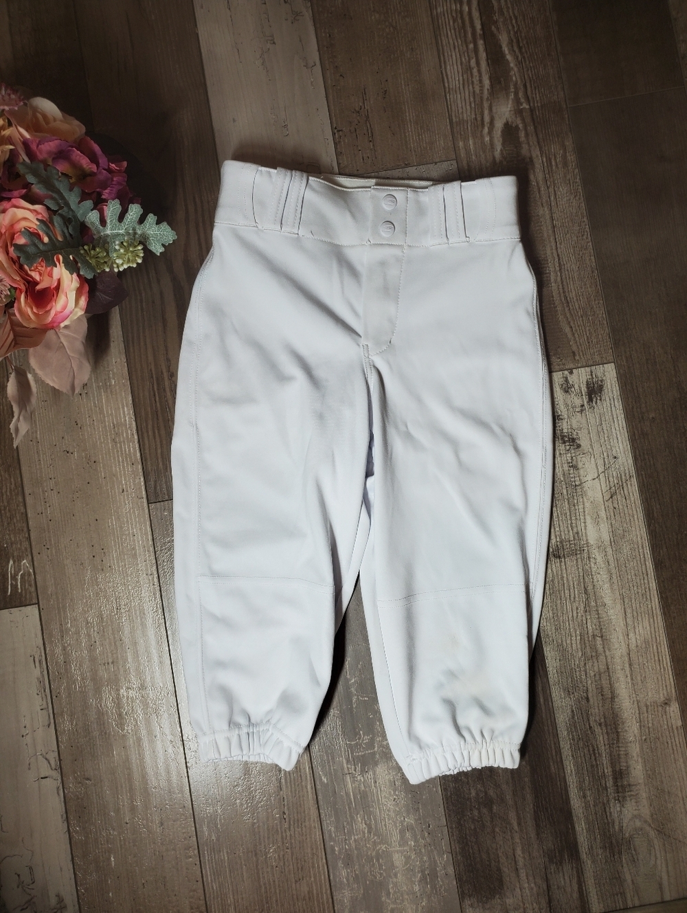 Champro Triple Crown Knicker Youth Baseball Pants White Size Medium - Picture 1 of 13